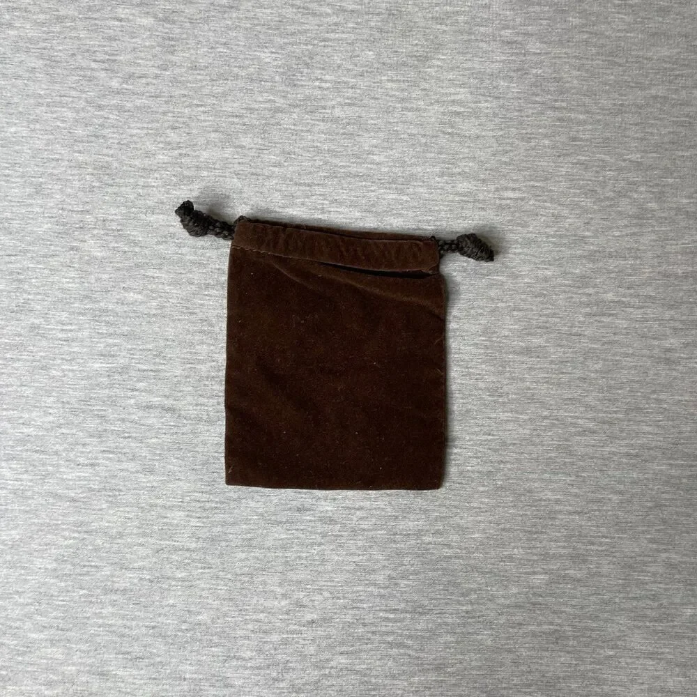 Michael Kors Velour Brown Gift Dust Bag 5” x 4.5”